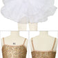 Gold Sequin Dance Tutu Dress