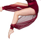 Side Split Dance Sport Pants High Waist Puff Legs
